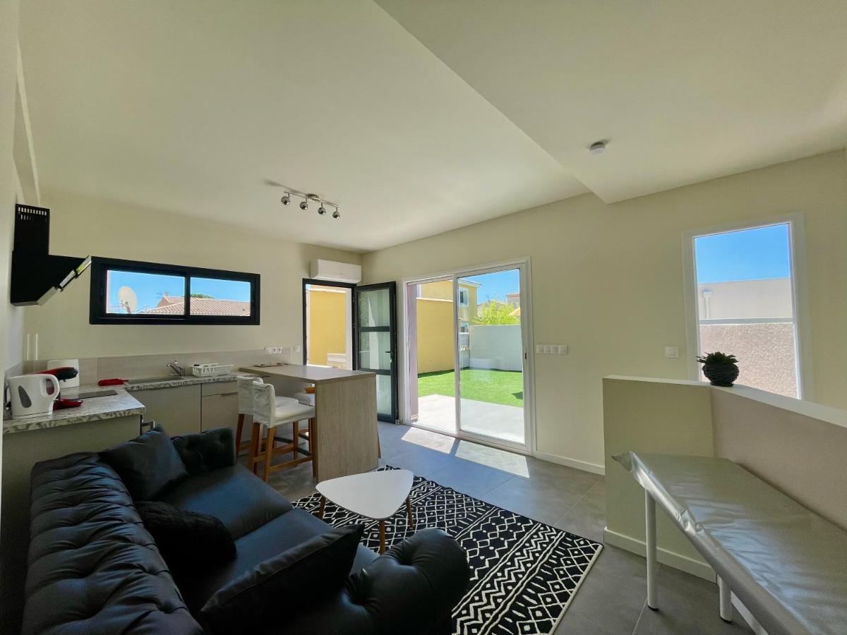 Appartement Souplex Jardin Proche Autoroute, Plages Et Attractions, Wifi - Tv, Calme Bessan Exteriér fotografie