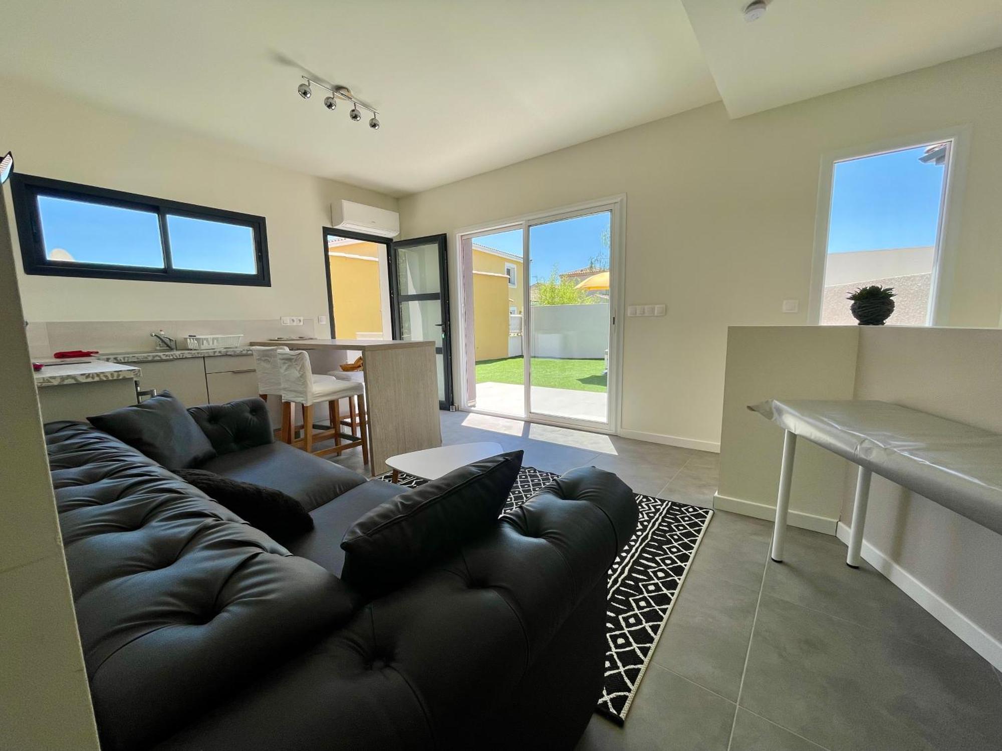 Appartement Souplex Jardin Proche Autoroute, Plages Et Attractions, Wifi - Tv, Calme Bessan Exteriér fotografie